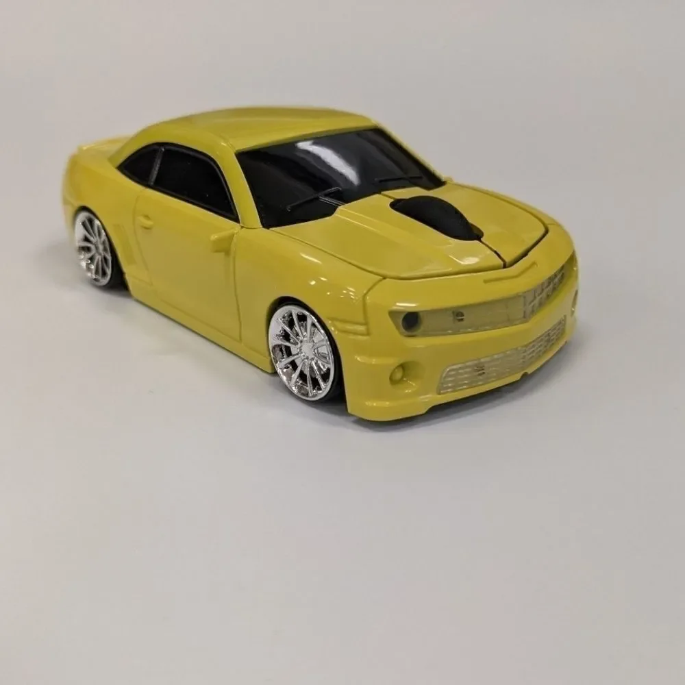 Yellow Camaro USB Mouse